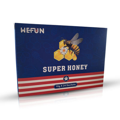Sexo masculino Honey Super Honey del oro real de WEFUN para él