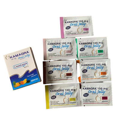Kamagra Jelly Gel 100 píldoras masculinas del sexo del magnesio 1 bolsa de la caja 7